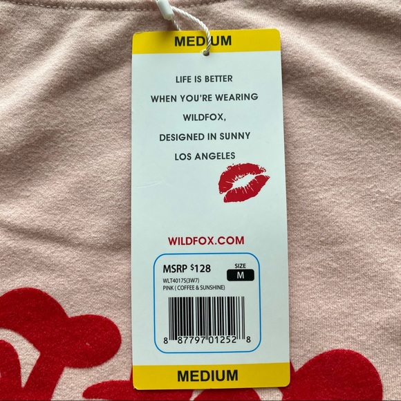 NWT WildFox “Coffee & Sunshine” Soft Sweatshirt - Picture 9 of 14